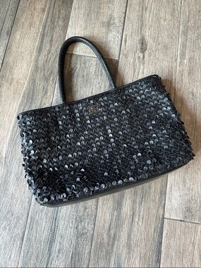 Sam Edelman Woven Black Tote Handbag/laptop bag
